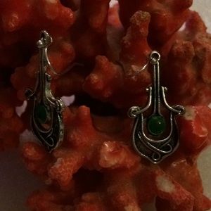 Vintage inlay  earrings